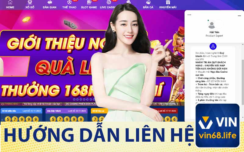 Hướng Dẫn Liên Hệ Vin68