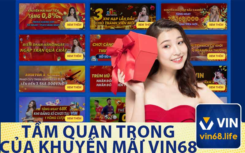 Tầm Quan Trọng
Của Khuyến Mãi Vin68