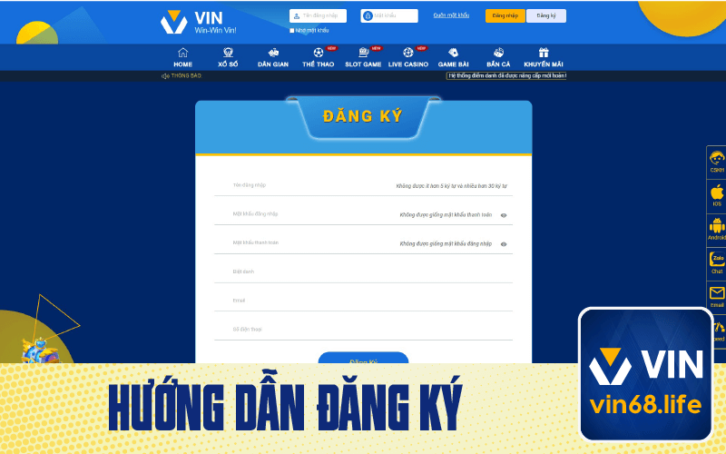 Hướng Dẫn Đăng Ký Tài Khoản